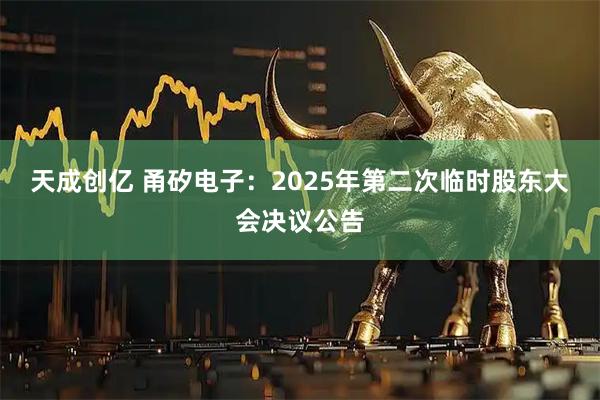 天成创亿 甬矽电子：2025年第二次临时股东大会决议公告