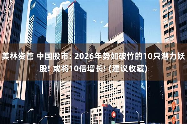 美林资管 中国股市: 2026年势如破竹的10只潜力妖股! 或将10倍增长! (建议收藏)