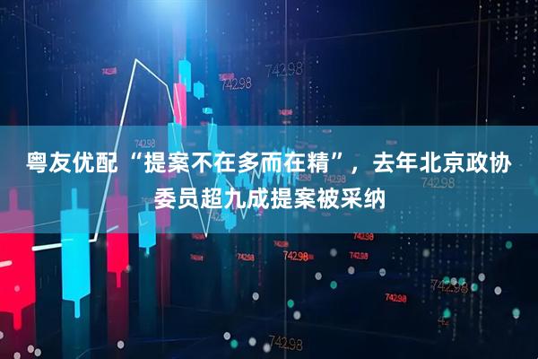 粤友优配 “提案不在多而在精”，去年北京政协委员超九成提案被采纳